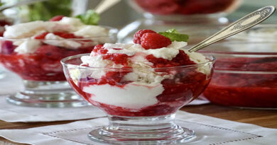 Weekend at the Cottage Recipes ~ RASPBERRY ETON MESS